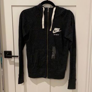 Nike dark grey hoodie